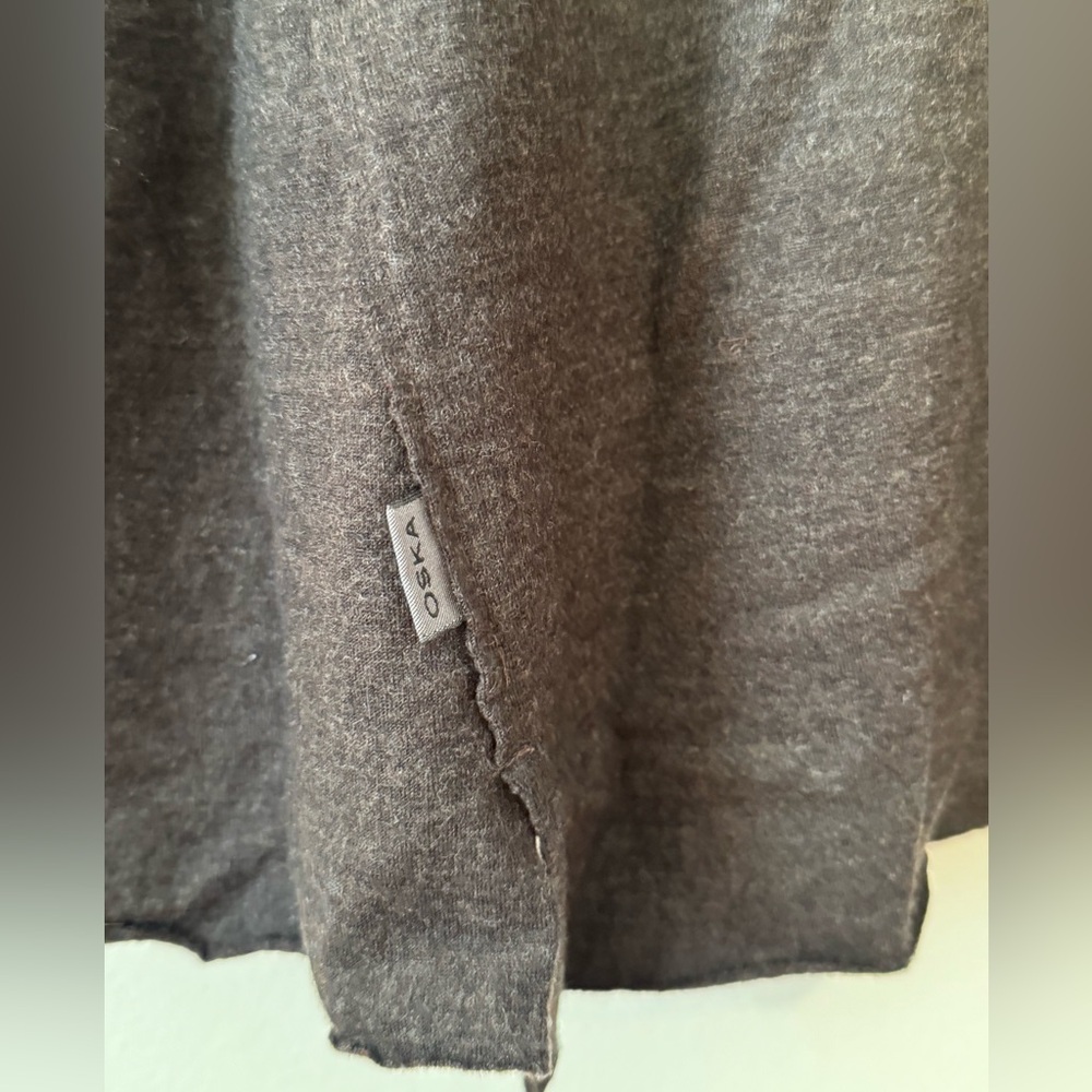 OSKA Dark Soft virgin wool Tunic Sz 4 / US XL - Picture 6 of 10